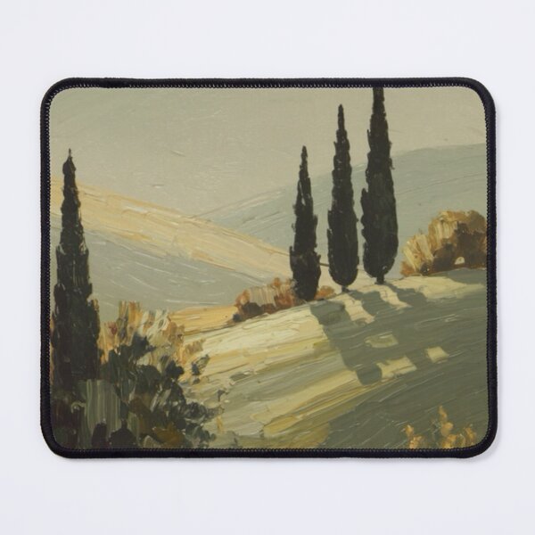 Item preview, Cypress Hills – Serene French Countryside at Dusk designed and sold by CARRAANN.