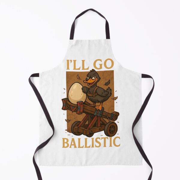 Item preview, I’ll Go Ballistic Funny Siege Weapon Duck T-Shirt designed and sold by TeeTimeTreasure.