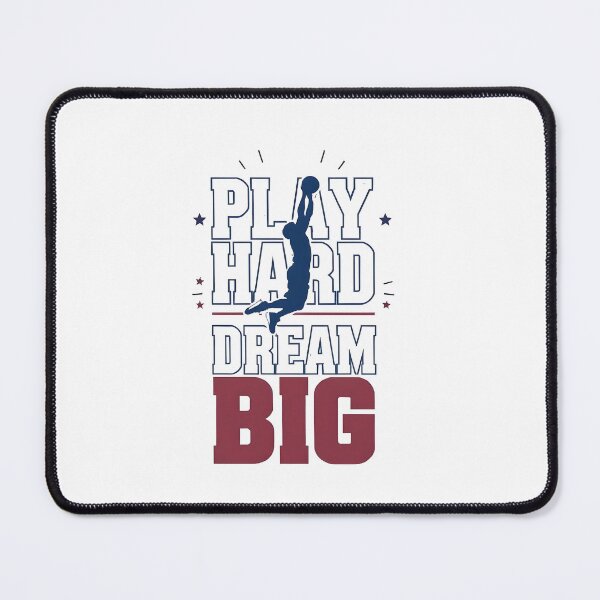Item preview, Play Hard Dream Big - Basketball Motivational  designed and sold by Dezyra Clothing .