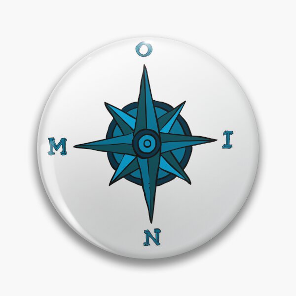 Item preview, North German Wind Rose / Compass Moin toon designed and sold by Manfredine.