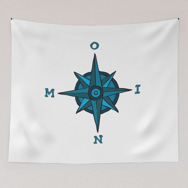 Item preview, North German Wind Rose / Compass Moin toon designed and sold by Manfredine.