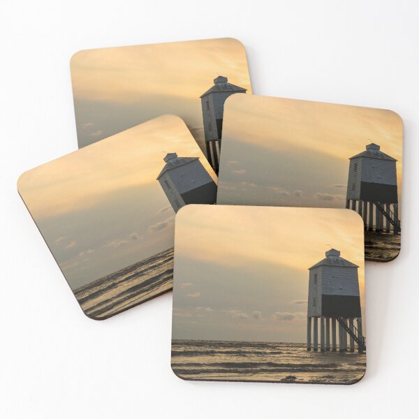 Item preview, Golden sky over Burnham on sea filighthouse designed and sold by Martin Fenton.