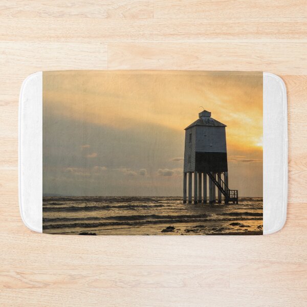 Item preview, Golden sky over Burnham on sea filighthouse designed and sold by Martin Fenton.