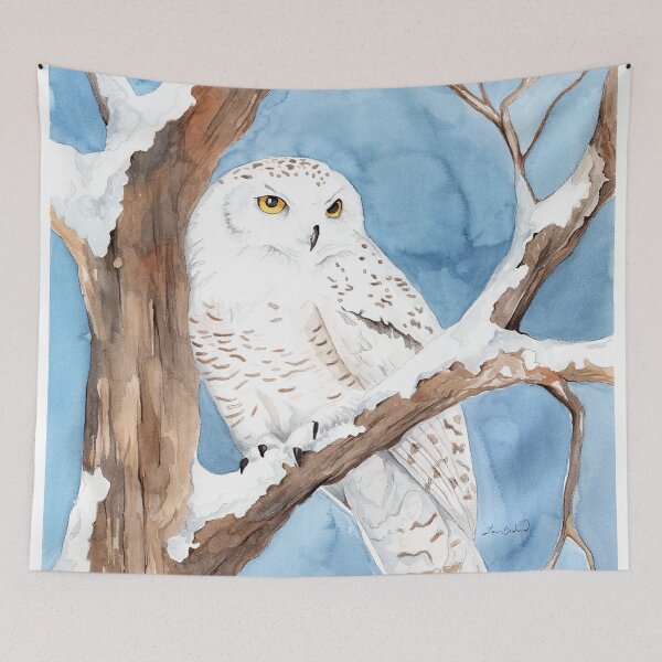 Item preview, Snowy Owl  designed and sold by Coastal Watercolors by Laura.