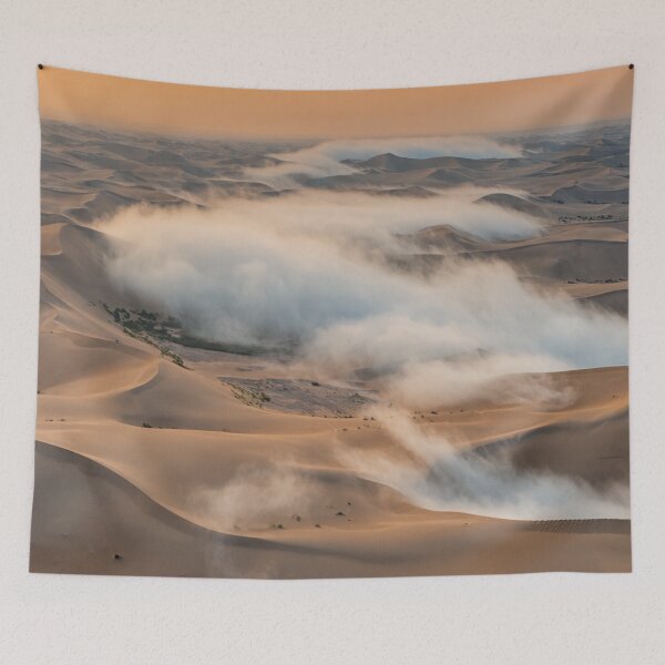 Item preview,  Ethereal Mists Over Golden Desert Dunes at Sunrise designed and sold by optimusprime39.