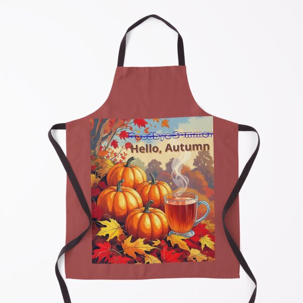 Item preview, Hello Autumn – Cozy Fall Design with Pumpkins, Tea & Goodbye Summer Twist designed and sold by Kindloom.