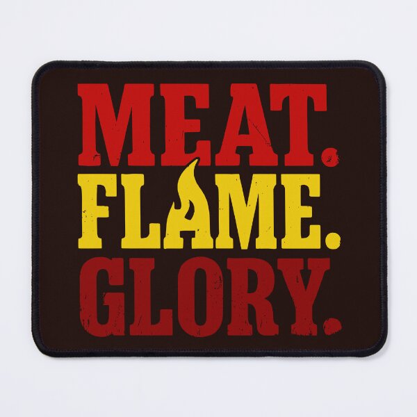 Item preview, Meat. Flames. Glory. BBQ Pitmaster Prestige Logo designed and sold by CRHPOD20.
