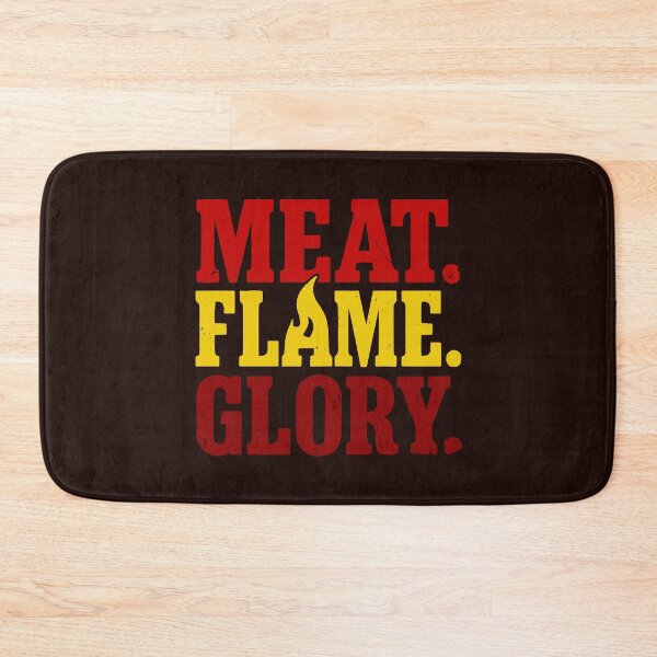 Item preview, Meat. Flames. Glory. BBQ Pitmaster Prestige Logo designed and sold by CRHPOD20.