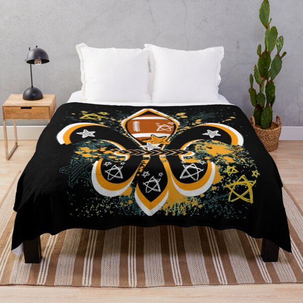 Item preview, Black and Gold Football Fleur d lis designed and sold by artbyomega.