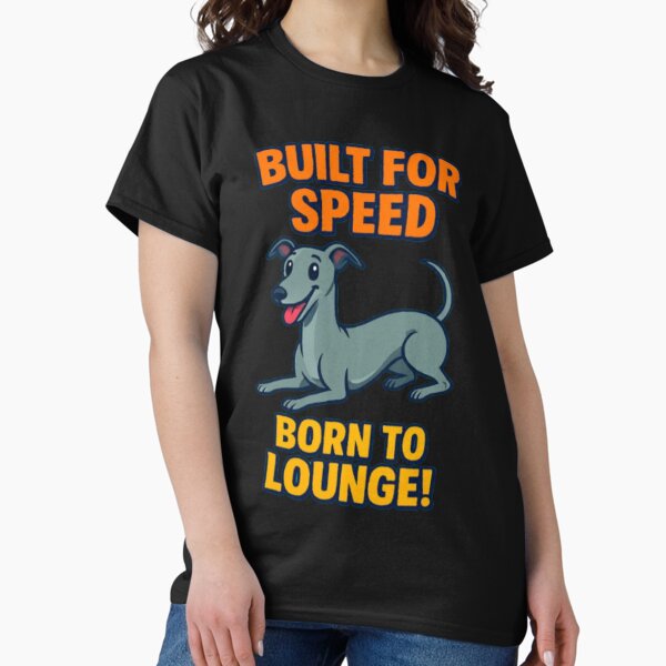 Item preview, Lazy Greyhound Dog Lounge Life designed and sold by ShamblesShirts.
