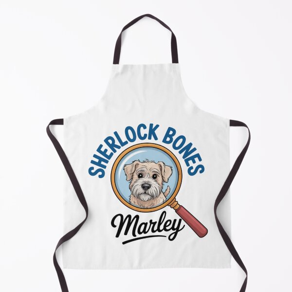 Artikelvorschau, Sherlock Bones - Wheaten Terrier als Sherlock auf Knochensuche entworfen und verkauft von Globuwear.