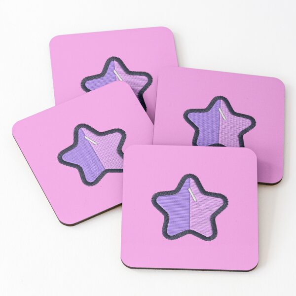Item preview, Purple star with embroidery effect designed and sold by Nubesss.