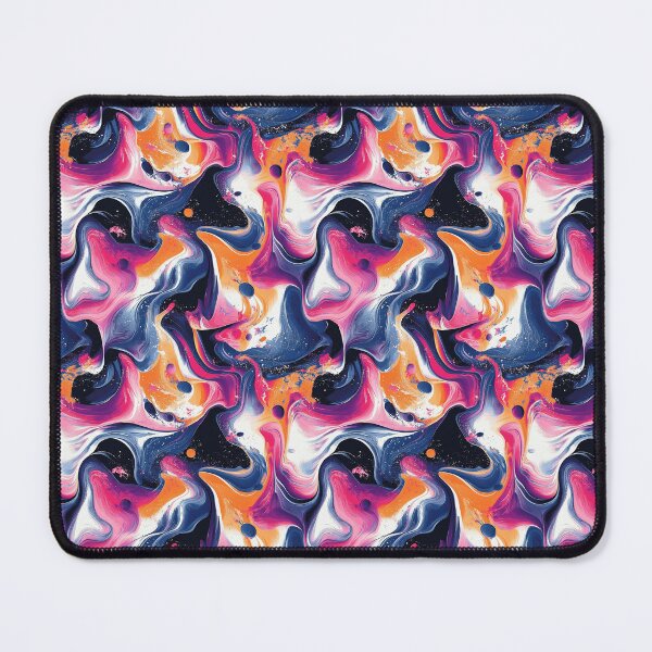 Aperçu de l'œuvre Mouvement Abstrait Pigments dansant créée et vendue par MidArtForge.