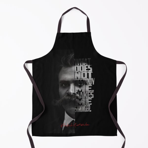 Item preview, Friedrich Nietzsche Portrait – Monochrome Minimalist Philosopher Art designed and sold by Enea Kelo.