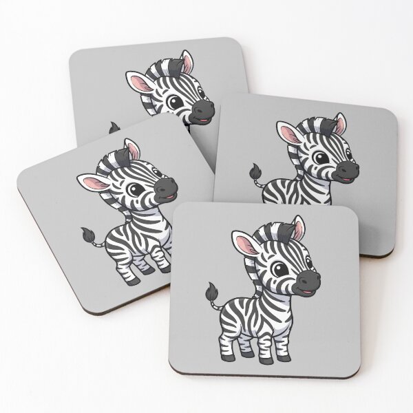 Item preview, Cute Baby Zebra Cartoon With Big Eyes designed and sold by LightArt25.