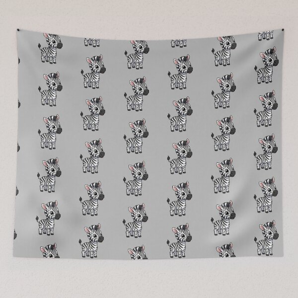 Item preview, Cute Baby Zebra Cartoon With Big Eyes designed and sold by LightArt25.
