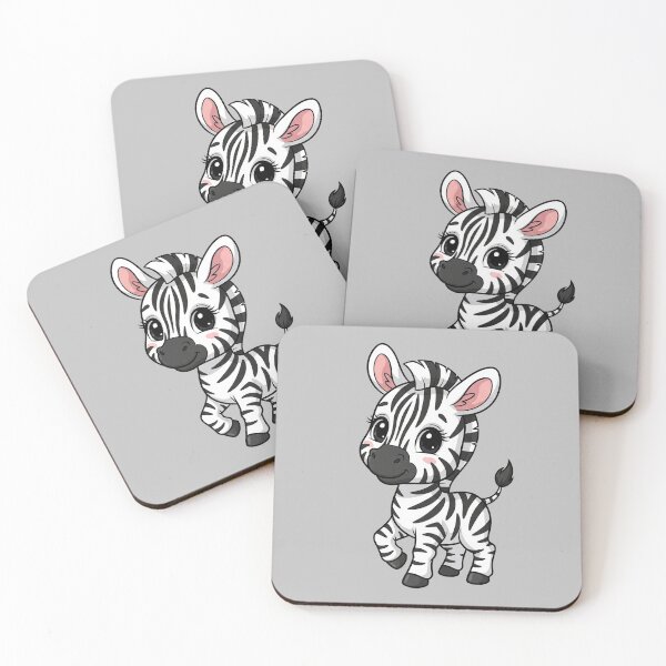 Item preview, Cute Baby Zebra Cartoon With Big Eyes designed and sold by LightArt25.