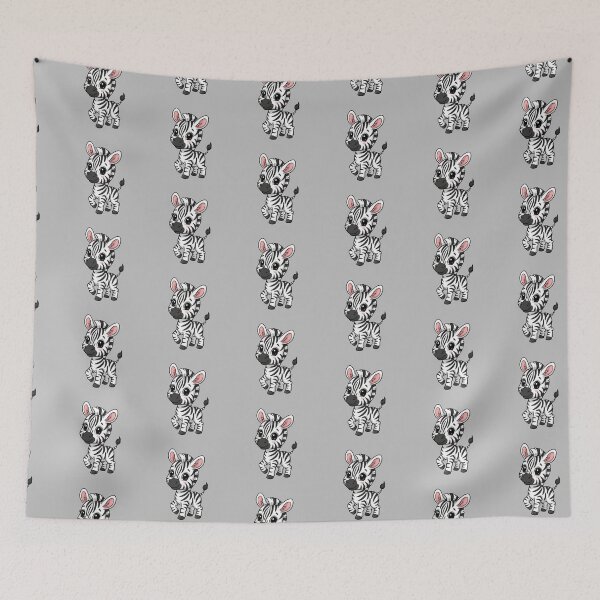 Item preview, Cute Baby Zebra Cartoon With Big Eyes designed and sold by LightArt25.