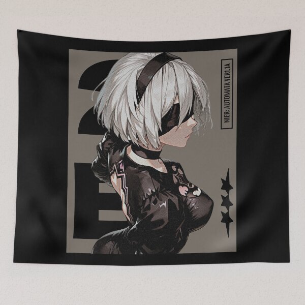 Artikelvorschau, YorHa 2B Nier Automata v1.1a entworfen und verkauft von MadShroomPrints.