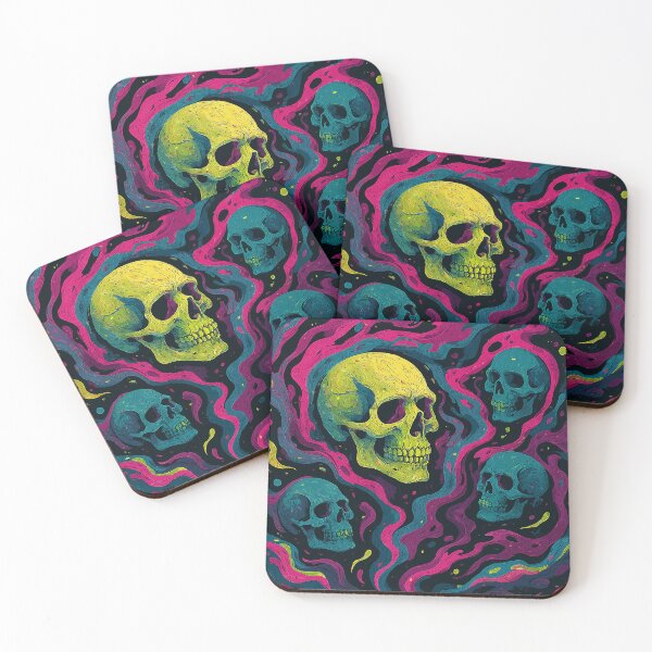 Item preview, Vibrant Skull Nebula designed and sold by zzz888.