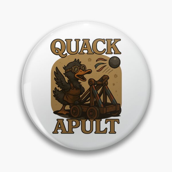 Item preview, Quackapult Funny Duck Catapult T-Shirt designed and sold by TeeTimeTreasure.
