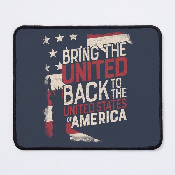 Item preview, Bring the United Back to the USA Retro Patriotic Quote designed and sold by CRHPOD20.