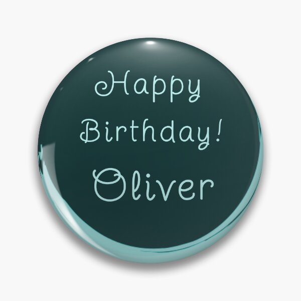 Item preview, Happy Birthday Oliver designed and sold by Eklectikos.