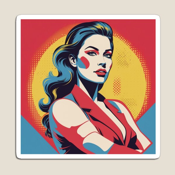 Item preview, Powerful Woman - Feminist Pop Art Style designed and sold by 1Jour1bidouille.