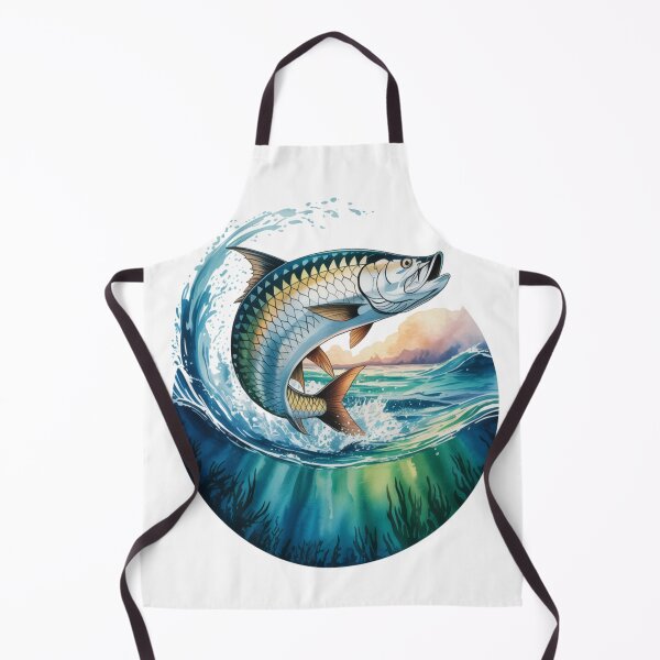 Item preview, Tarpon Over Reef – Epic Tropical Fishing Design designed and sold by FusiTink.