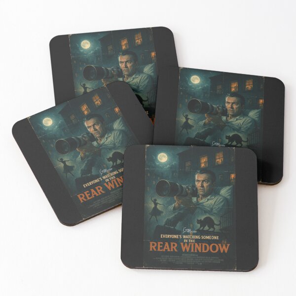 Item preview, Rear Window Madness Retro Movie Poster designed and sold by Cult23.