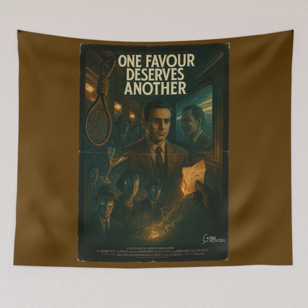 Item preview, Strangers on a Train Retro Movie Poster designed and sold by Cult23.