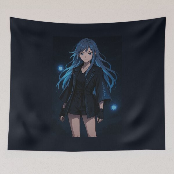 Item preview, Airi Nocturne – Moonlit Shadow Warrior designed and sold by Witty Moon.