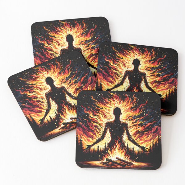 Item preview, Campfire Woman, Ai Generated Art  designed and sold by ACC .