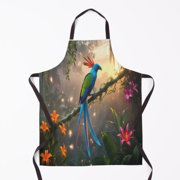 Item preview, Radiant Quetzal Jungle Sunrise Bioluminescent Paradise designed and sold by Max Store.