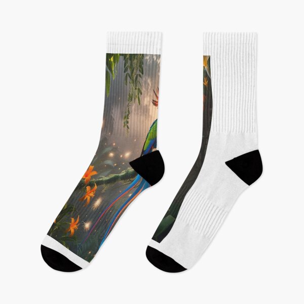 Item preview, Radiant Quetzal Jungle Sunrise Bioluminescent Paradise designed and sold by Max Store.