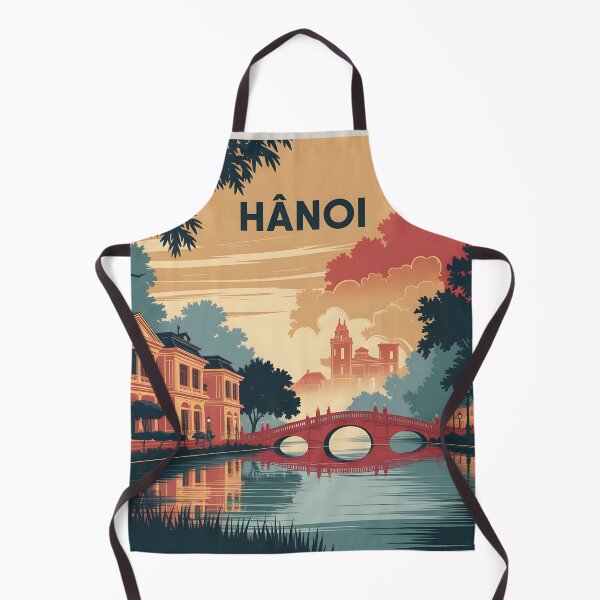 Item preview, Hanoi: Classic-Style Travel Poster designed and sold by LSVart.