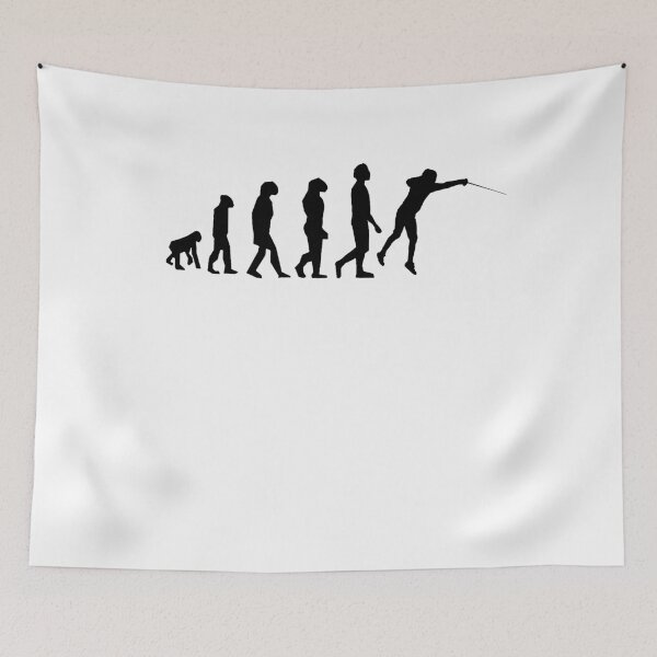 Item preview, Evolution of sword fencing fencing shirt designed and sold by NoriTEEs.