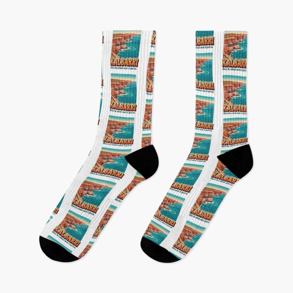 Item preview, Kalbarri: A Vibrant Retro Poster, Where the Outback Meets the Sea designed and sold by Digital Dreams Arts.