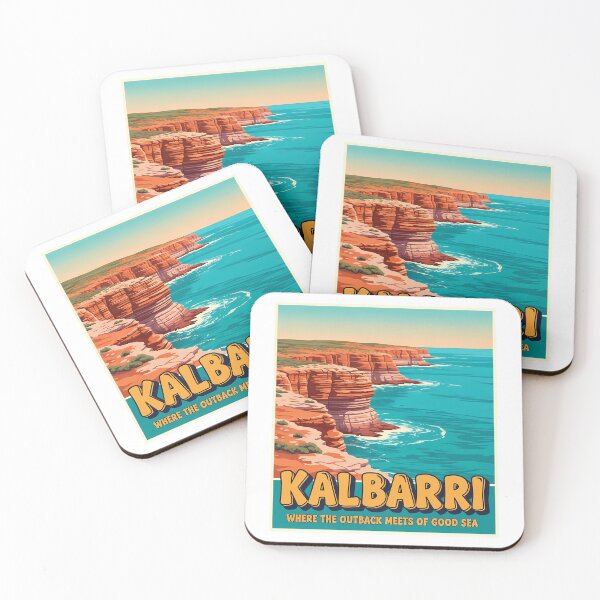 Item preview, A West Coast Adventure: A Groovy and Nostalgic Kalbarri Print designed and sold by Digital Dreams Arts.