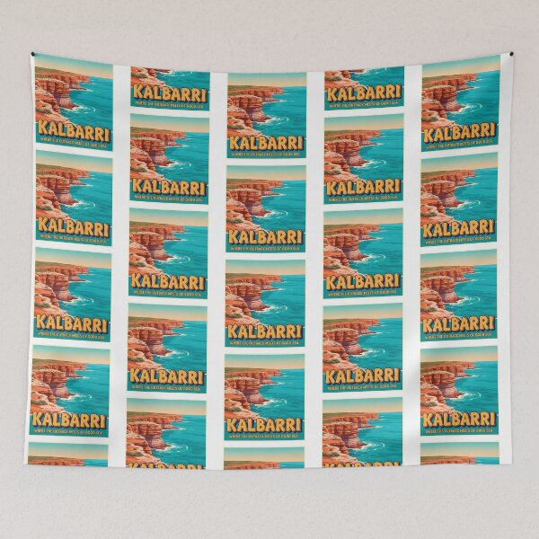 Item preview, A West Coast Adventure: A Groovy and Nostalgic Kalbarri Print designed and sold by Digital Dreams Arts.