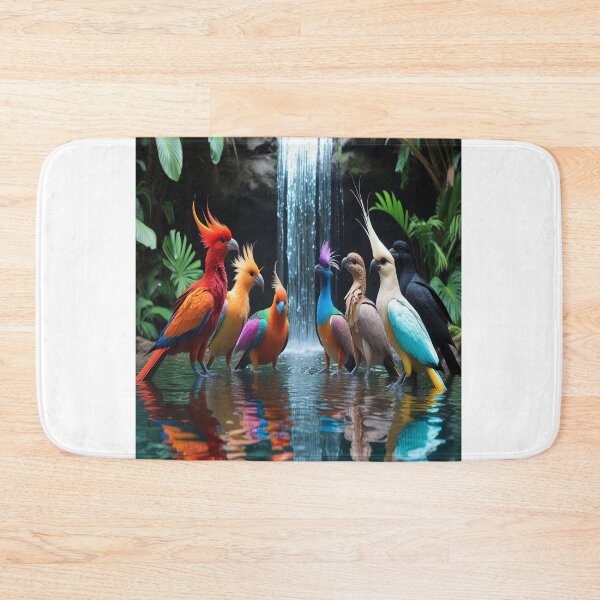 Item preview, Elemental Birds at Amazon Waterfall Paradise designed and sold by Max Store.