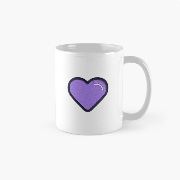 Item preview, Purple heart with embroidery effect designed and sold by Nubesss.