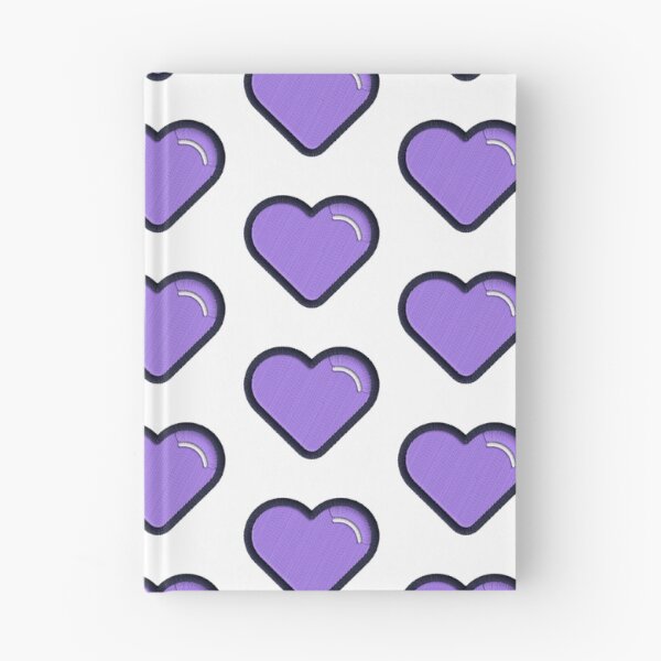 Item preview, Purple heart with embroidery effect designed and sold by Nubesss.