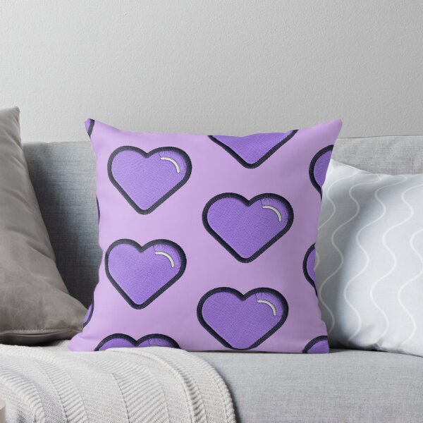 Item preview, Purple heart with embroidery effect designed and sold by Nubesss.