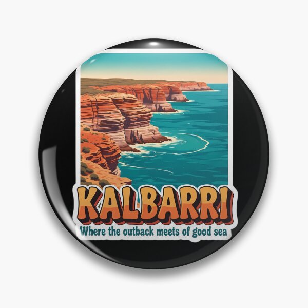 Item preview, Kalbarri:: A Classic 1970s-Style Surf Poster designed and sold by Digital Dreams Arts.