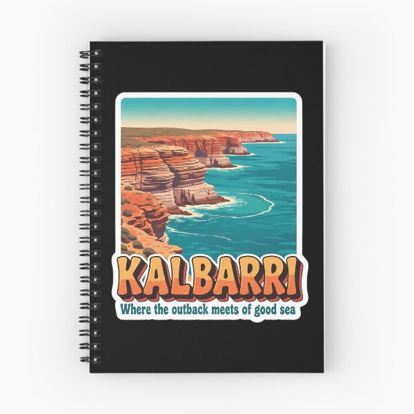 Item preview, Kalbarri:: A Classic 1970s-Style Surf Poster designed and sold by Digital Dreams Arts.