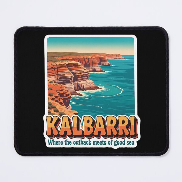 Item preview, Kalbarri:: A Classic 1970s-Style Surf Poster designed and sold by Digital Dreams Arts.