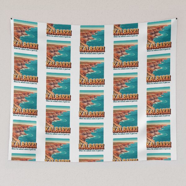 Item preview, Kalbarri:: A Classic 1970s-Style Surf Poster designed and sold by Digital Dreams Arts.