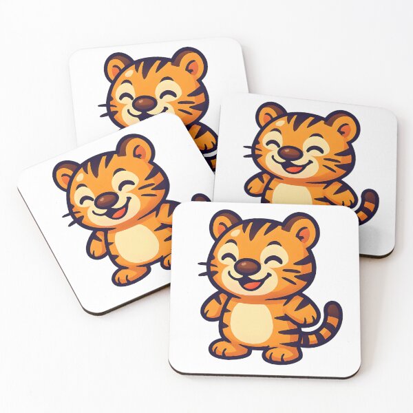 Item preview, Cute cartoon tiger designed and sold by TheHouseofHillington.