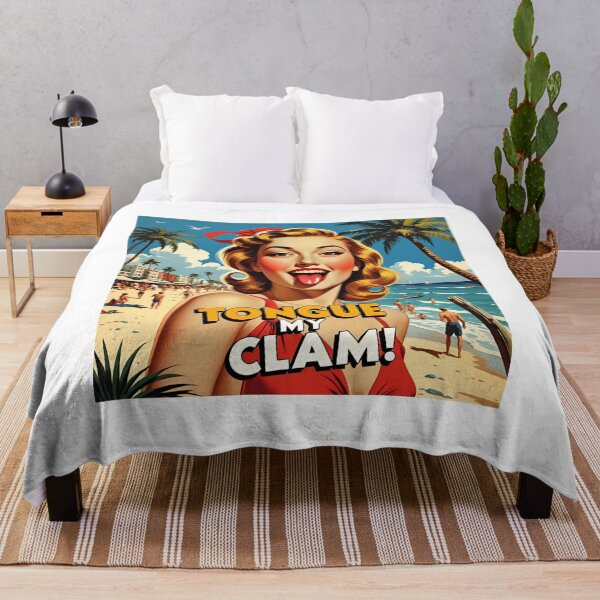Item preview, Tongue my Clam! designed and sold by NicMacTees.